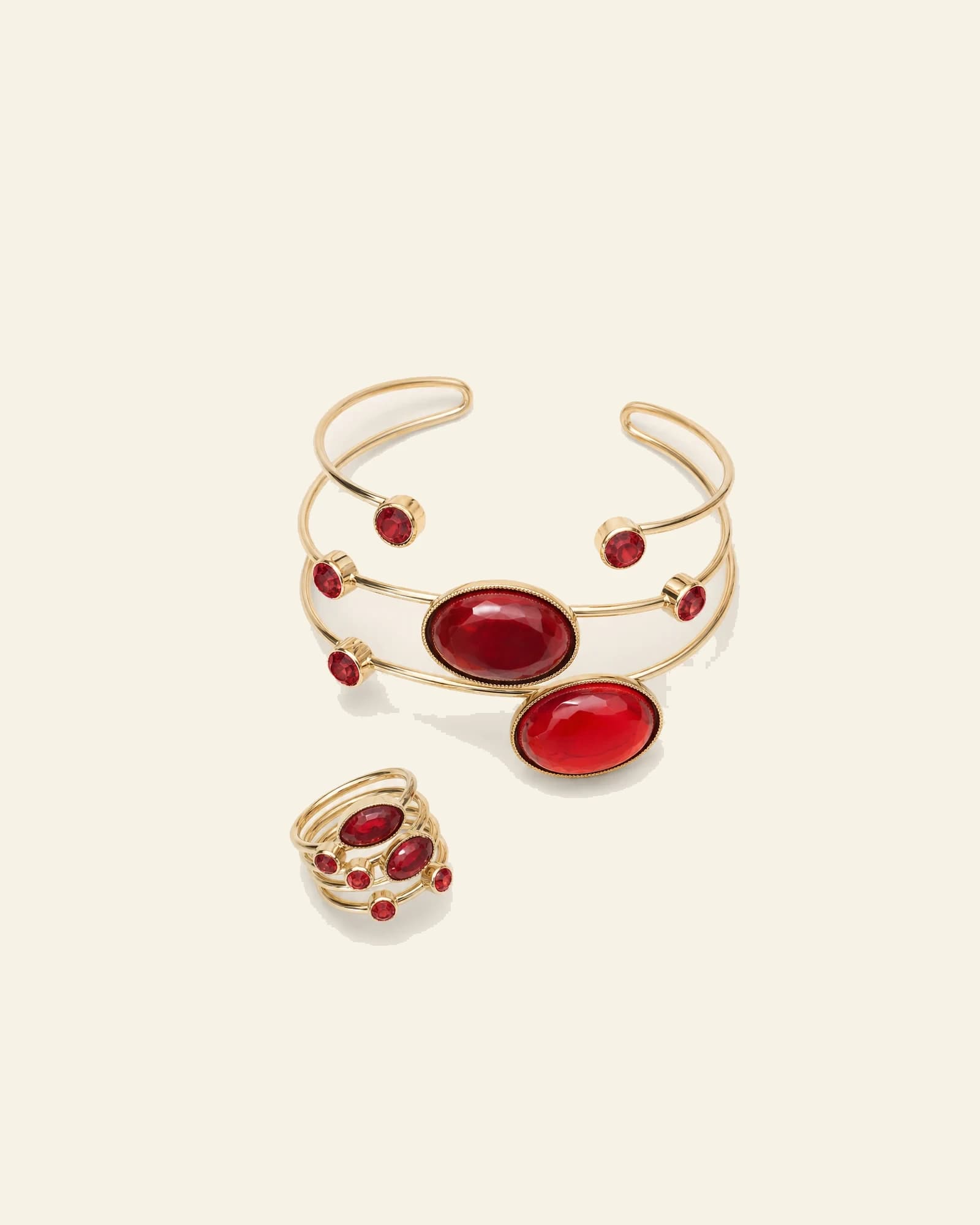 Riviera Stack — Scarlet